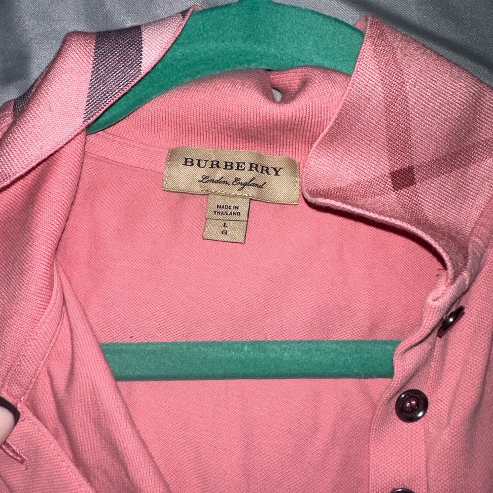 Womens burberry polo
